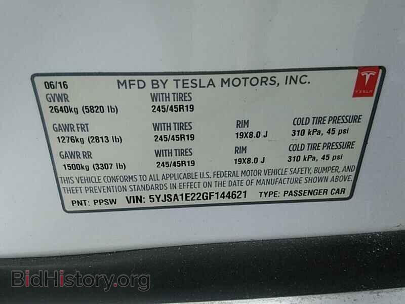 2016 Tesla Model S - VIN: 5YJSA1E22GF144621 - Photo 6