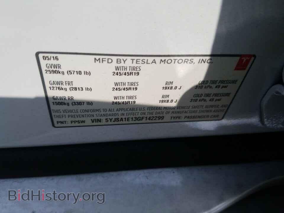 2016 Tesla Model S - VIN: 5YJSA1E13GF142299 - Фото 6