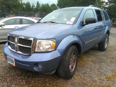 2007 Dodge DURANGO 4WD 4DR SLT, синий — VIN 1D8HB48P67F583818