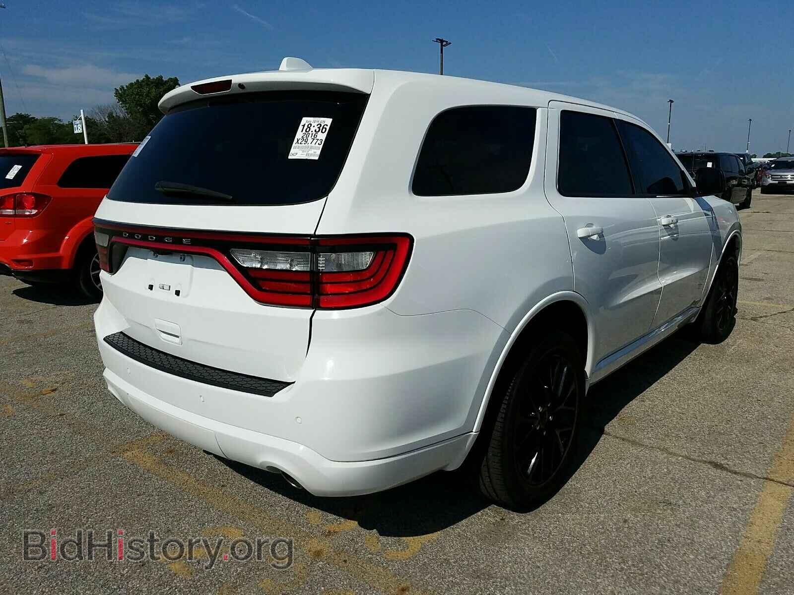 2016 Dodge Durango - VIN: 1C4RDJDG4GC468217 - Фото 2