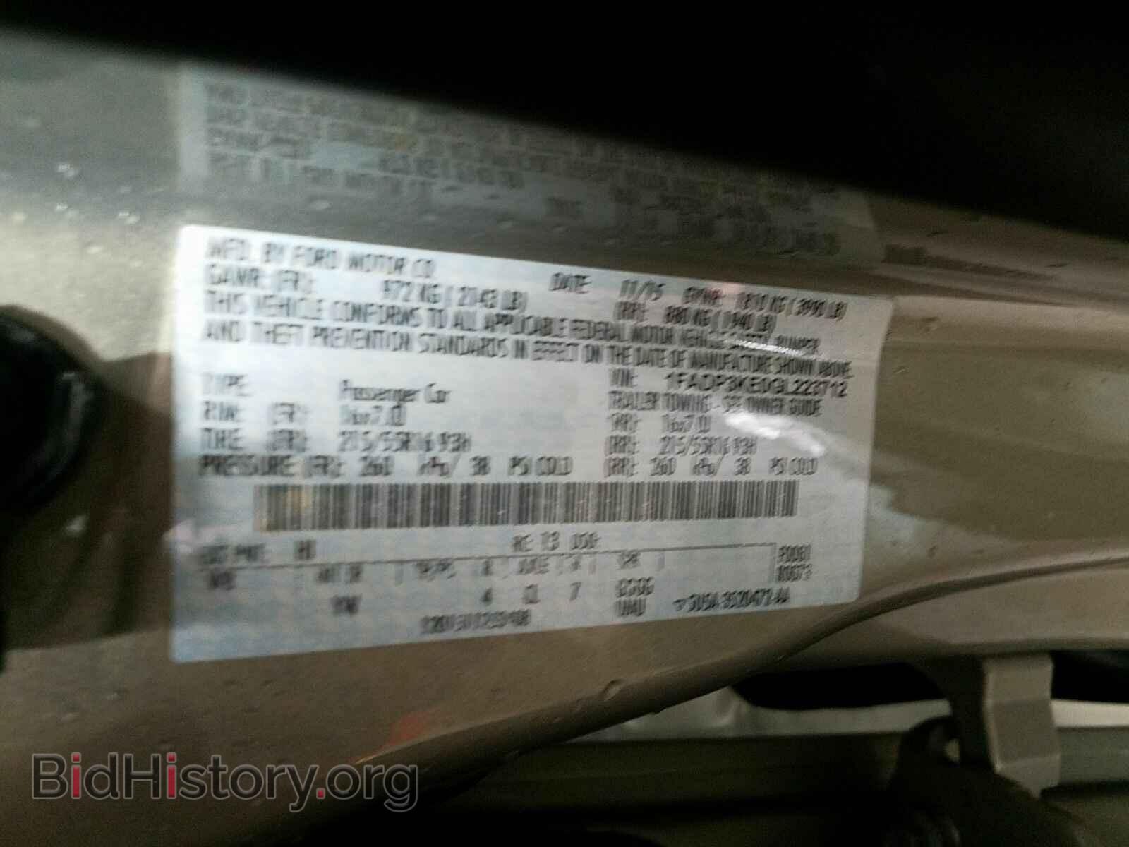 2016 Ford Focus - VIN: 1FADP3KE0GL223712 - Фото 6