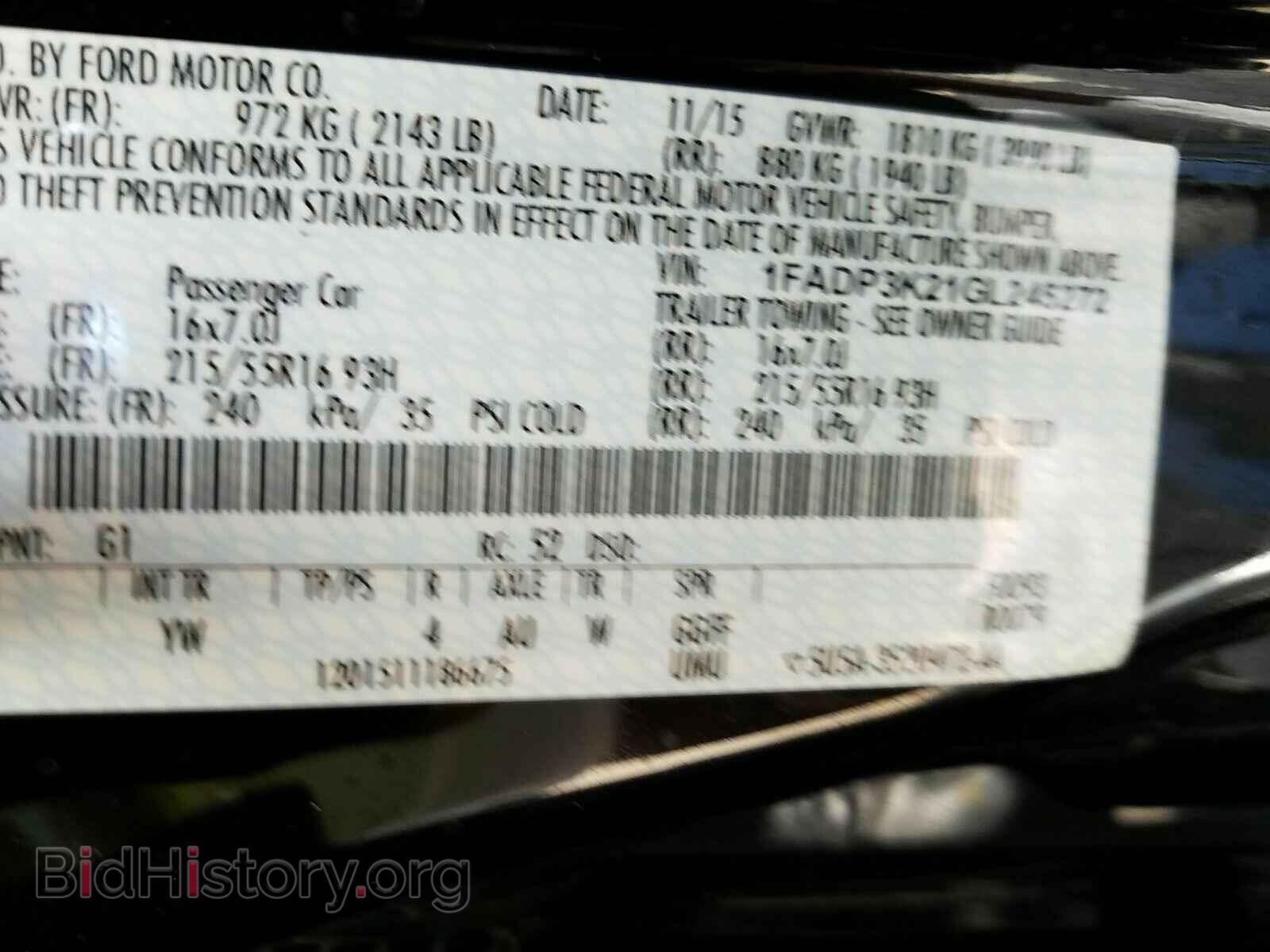 2016 Ford Focus - VIN: 1FADP3K21GL245272 - Photo 6