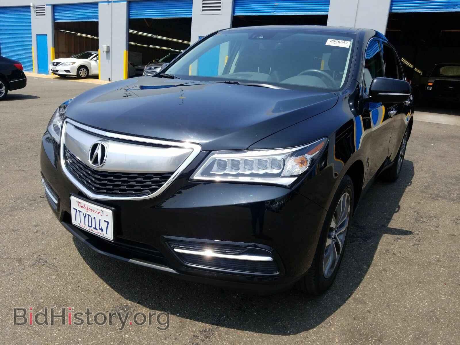 Photo 5FRYD3H43GB015442 - Acura MDX 2016