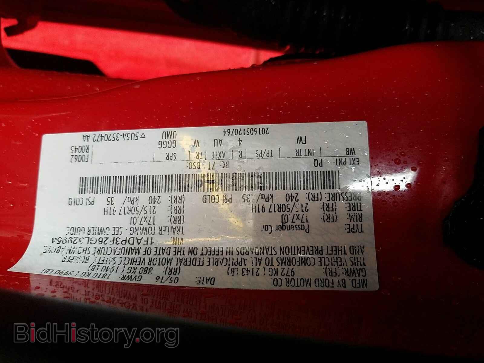 2016 Ford Focus - VIN: 1FADP3F26GL329954 - Фото 6