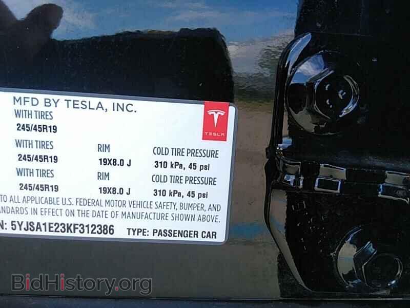 2019 Tesla Model S - VIN: 5YJSA1E23KF312386 - Фото 6