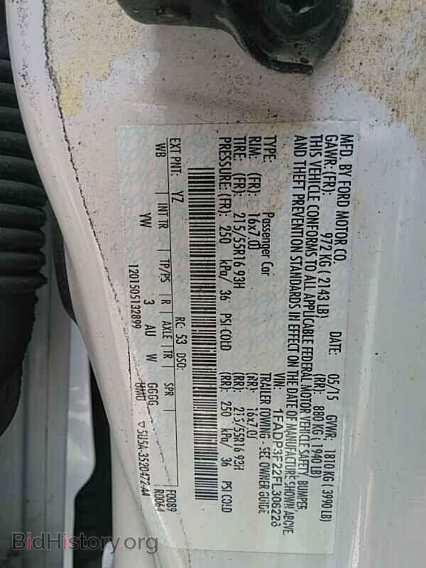 2015 Ford Focus - VIN: 1FADP3F22FL308226 - Фото 6