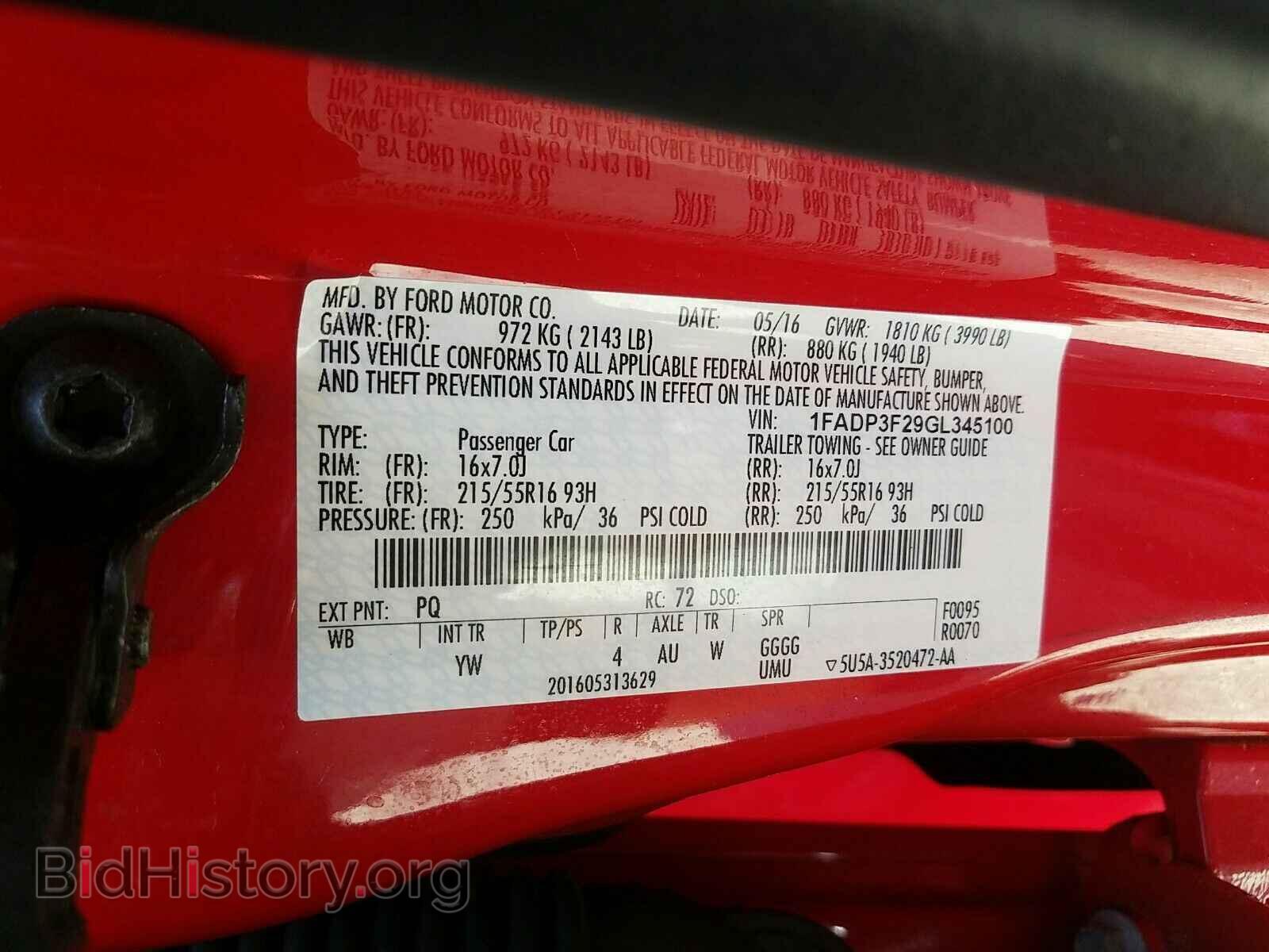 2016 Ford Focus - VIN: 1FADP3F29GL345100 - Photo 6