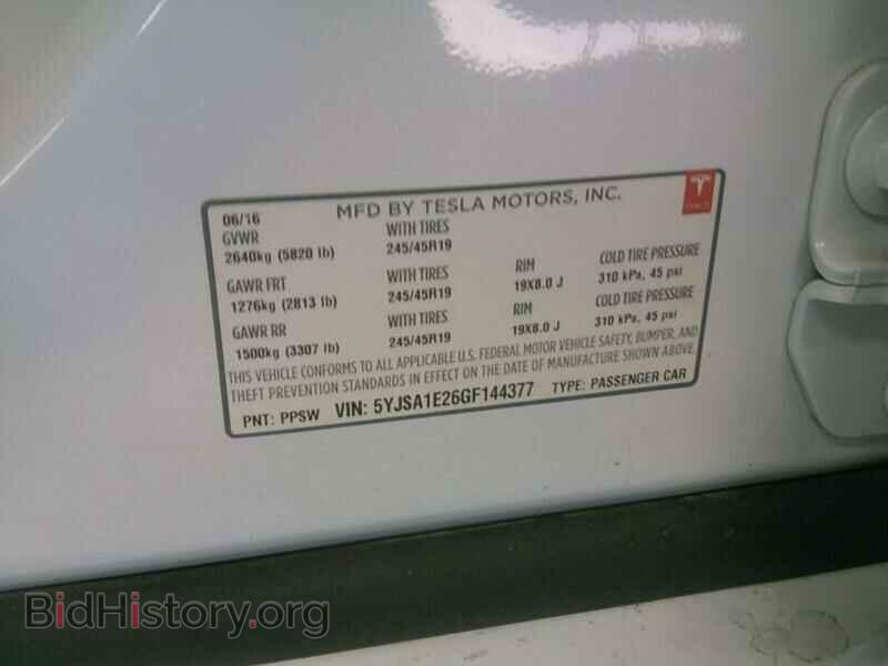 2016 Tesla Model S - VIN: 5YJSA1E26GF144377 - Photo 6