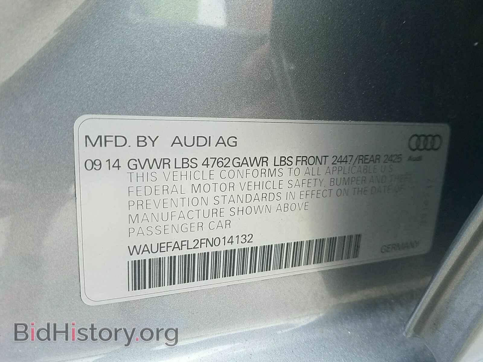 2015 Audi A4 - VIN: WAUEFAFL2FN014132 - Фото 15