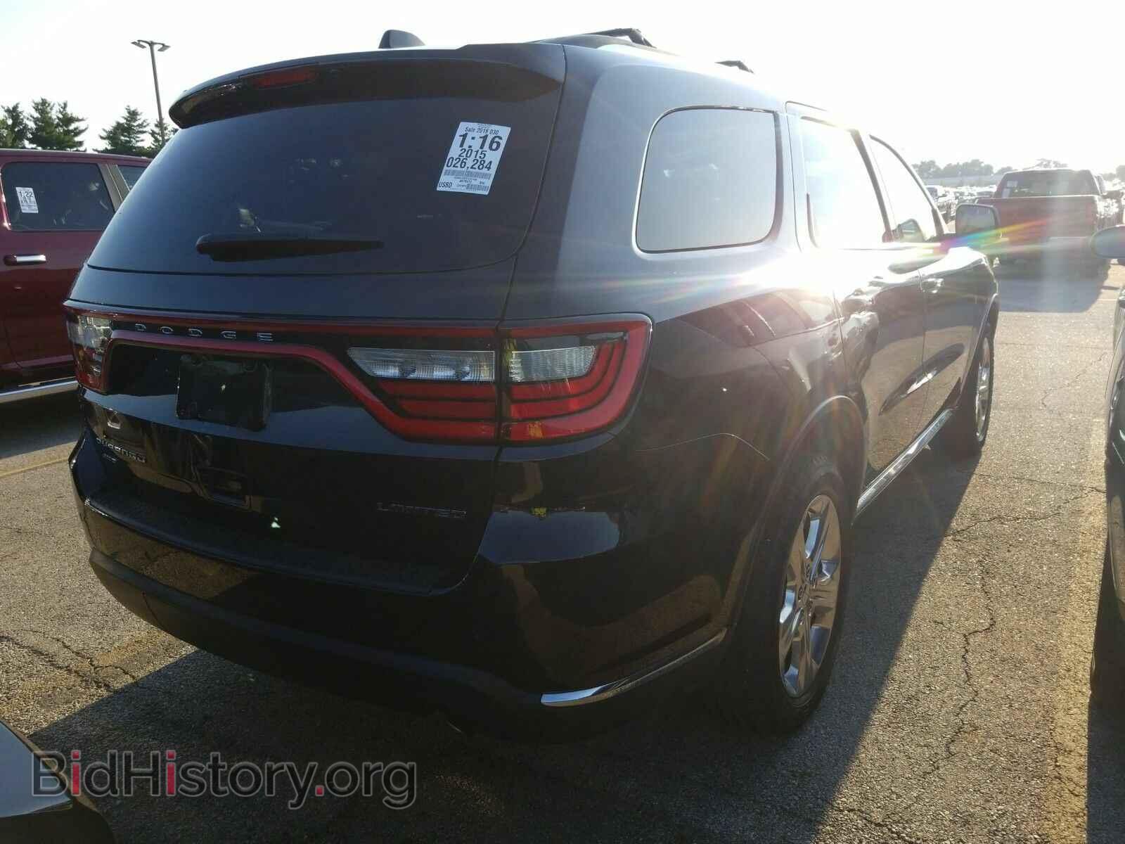 2015 Dodge Durango - VIN: 1C4RDJDG0FC161495 - Фото 2