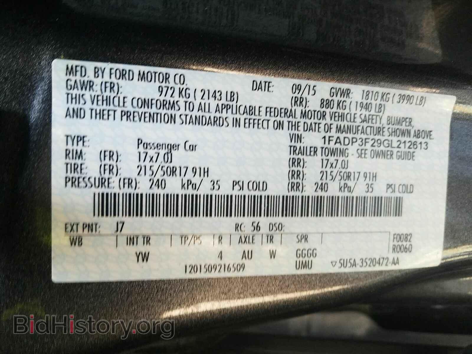 2016 Ford Focus - VIN: 1FADP3F29GL212613 - Photo 6