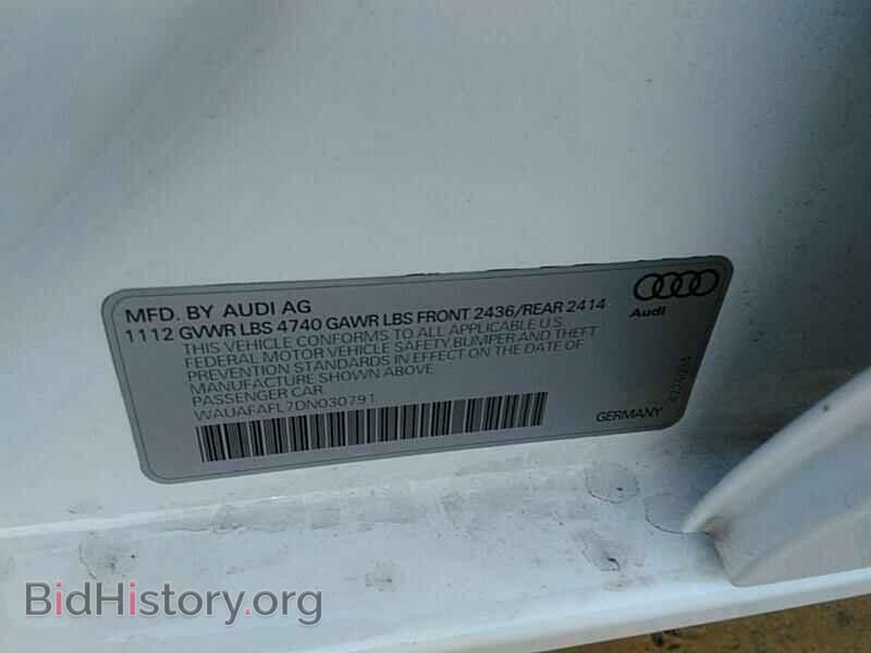 2013 Audi A4 - VIN: WAUAFAFL7DN030791 - Фото 6