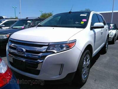 2013 Ford EDGE 4DR Limited FWD, белый — VIN 2FMDK3KC3DBE26429