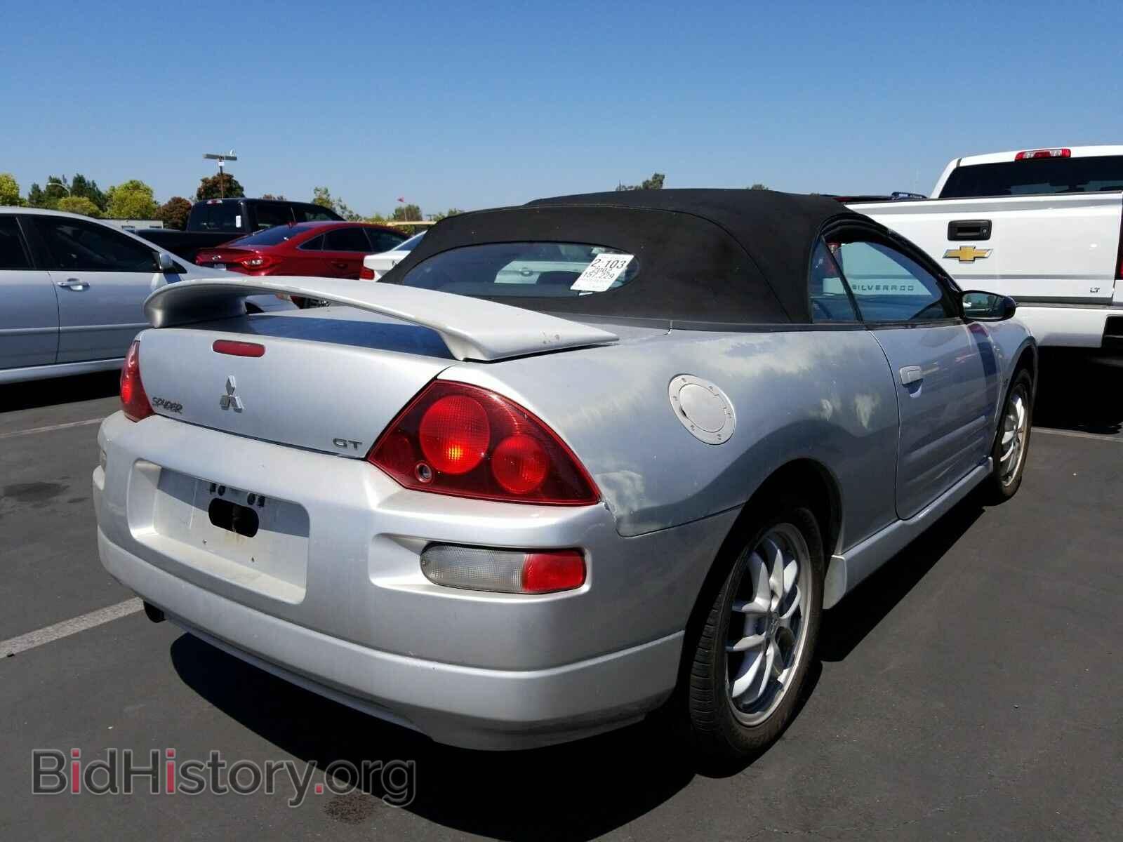 2002 Mitsubishi Eclipse - VIN: 4A3AE85H72E056765 - Фото 2