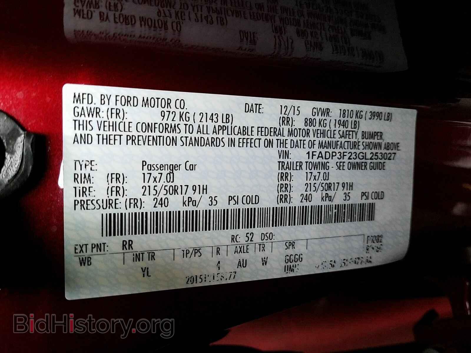 2016 Ford Focus - VIN: 1FADP3F23GL253027 - Photo 6