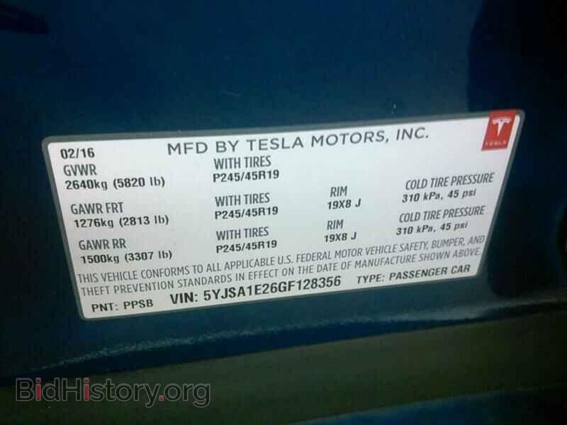2016 Tesla Model S - VIN: 5YJSA1E26GF128356 - Фото 6