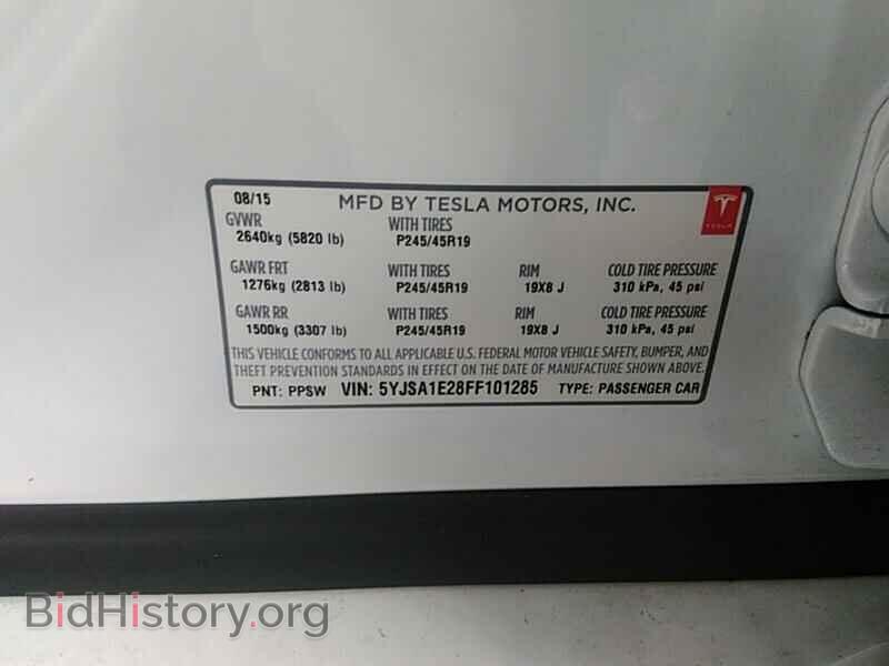 2015 Tesla Model S - VIN: 5YJSA1E28FF101285 - Photo 6