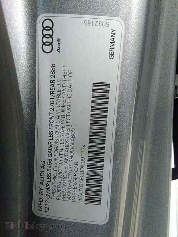 2013 Audi A7 - VIN: WAUYGAFC8DN091174 - Фото 6