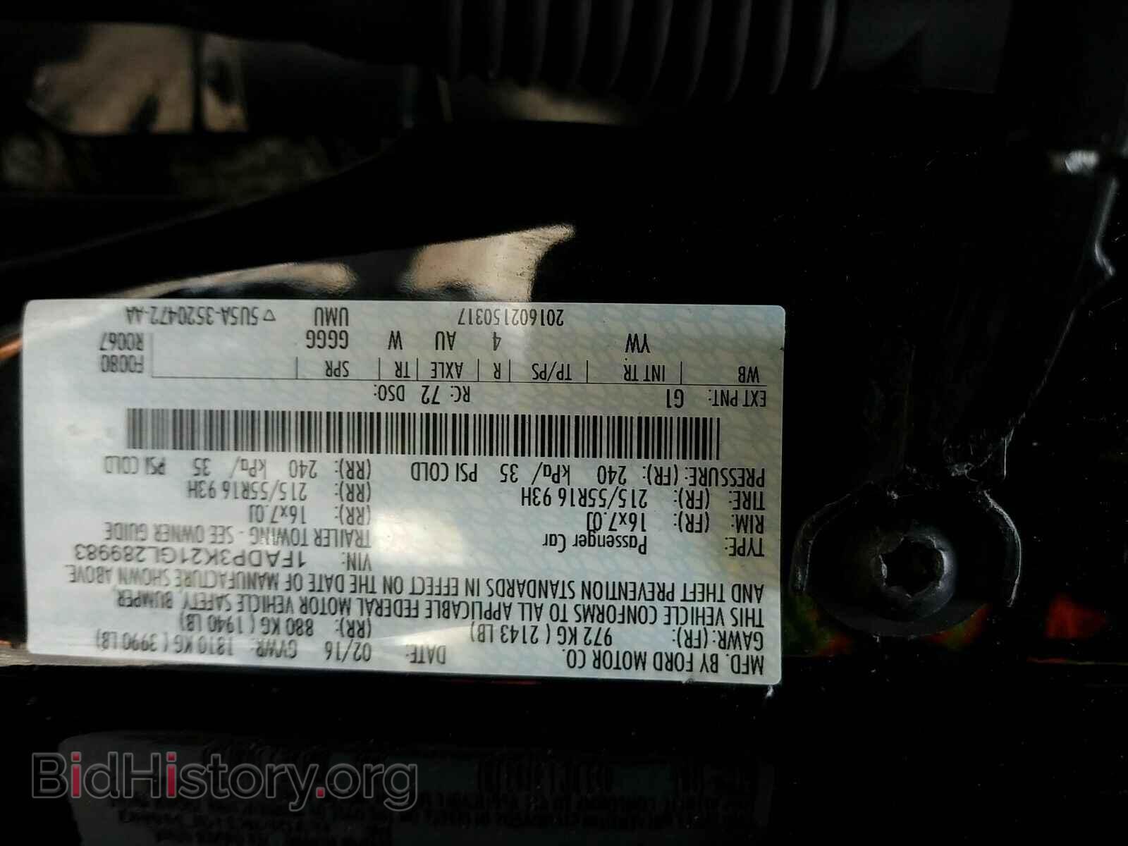 2016 Ford Focus - VIN: 1FADP3K21GL289983 - Photo 6