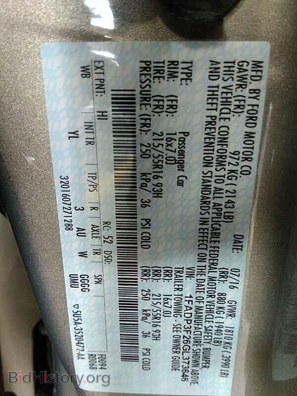 2016 Ford Focus - VIN: 1FADP3F26GL373646 - Photo 6