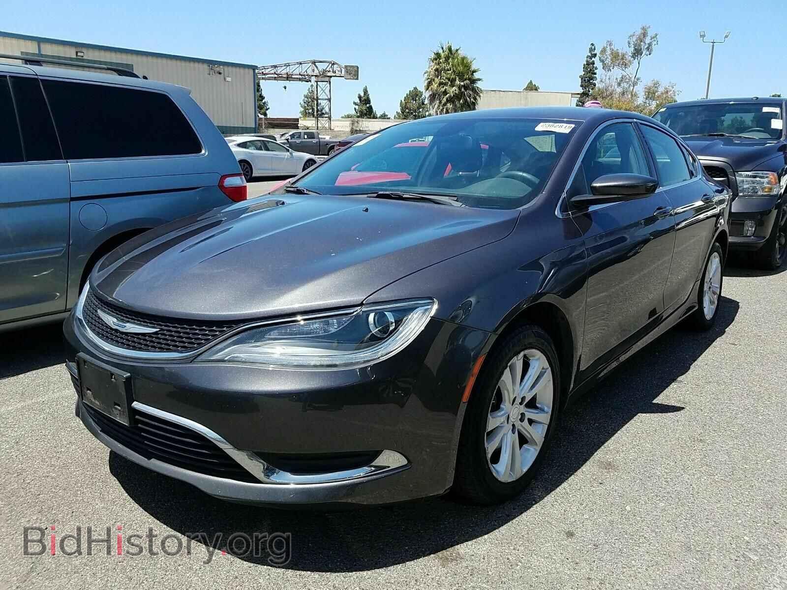 Фотография 1C3CCCAB3GN104666 - Chrysler 200 2016