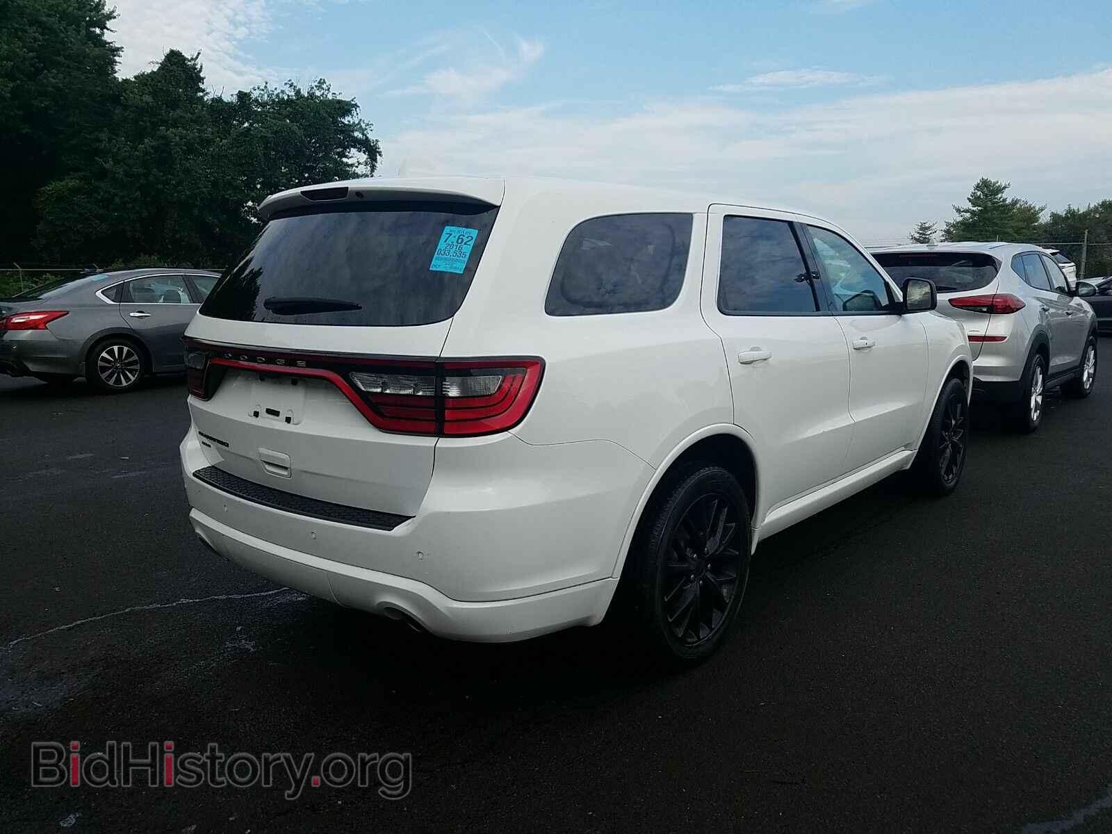2016 Dodge Durango - VIN: 1C4RDJAG9GC468010 - Фото 2