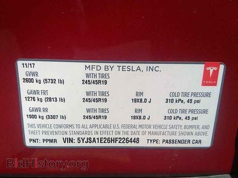 2017 Tesla Model S - VIN: 5YJSA1E26HF226448 - Photo 6
