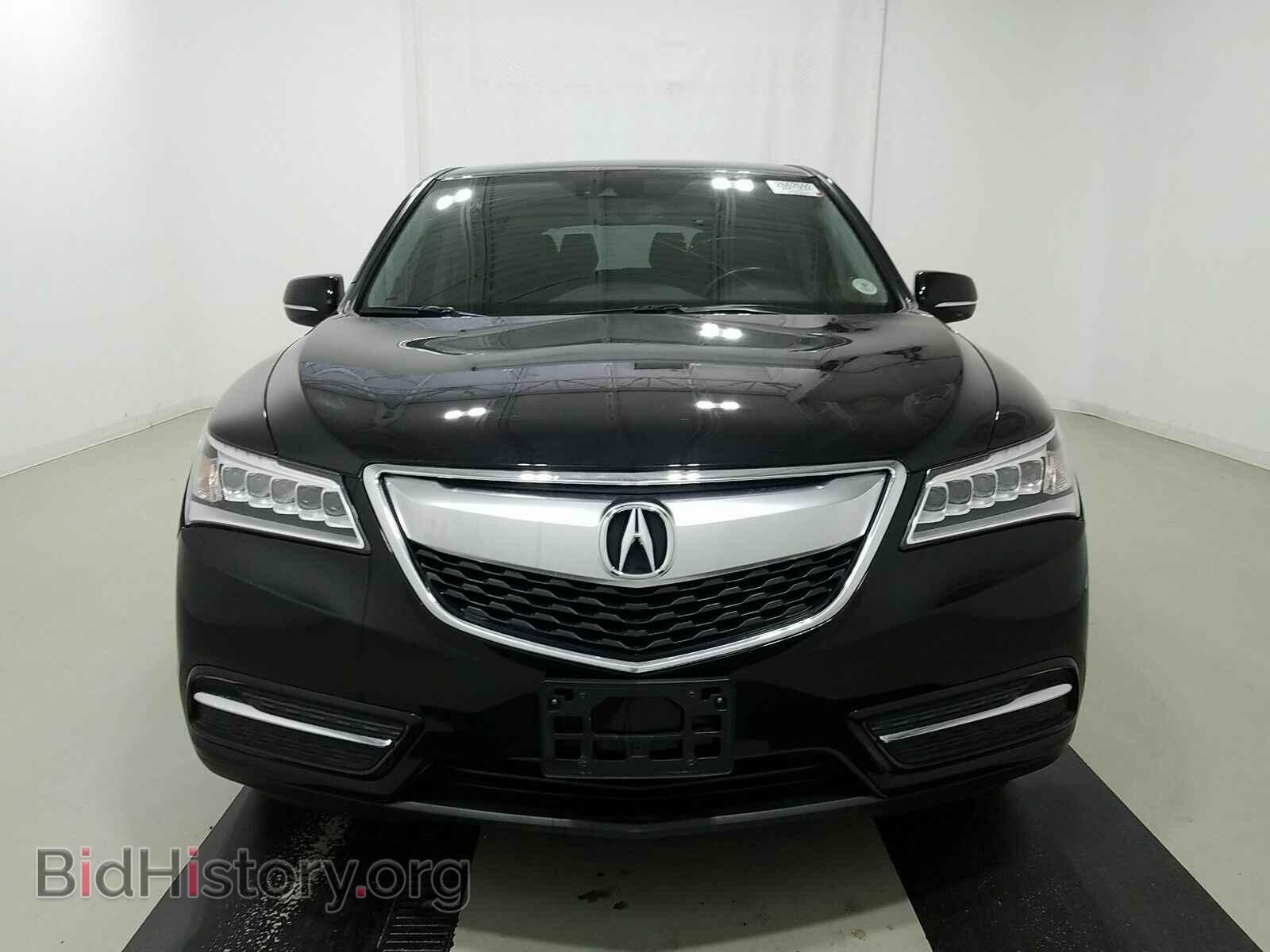 2016 Acura MDX - VIN: 5FRYD4H44GB015472 - Фото 2