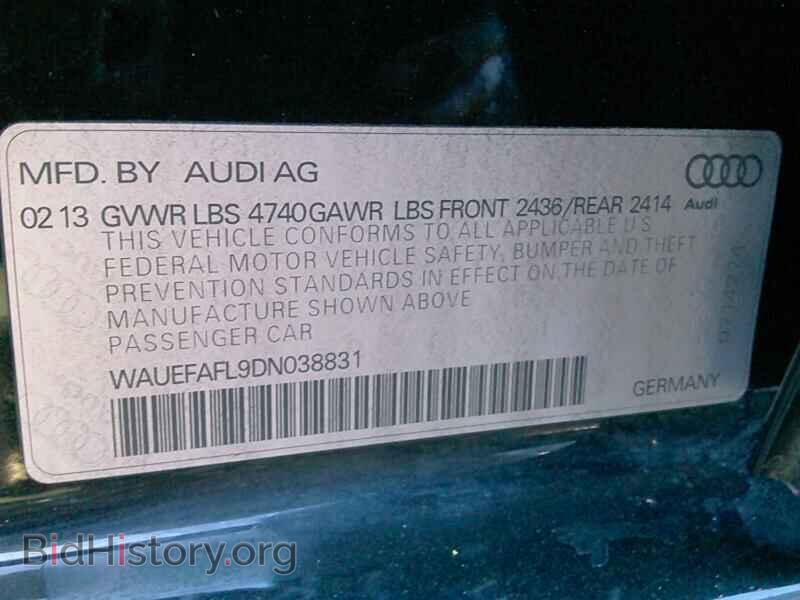 2013 Audi A4 - VIN: WAUEFAFL9DN038831 - Фото 6