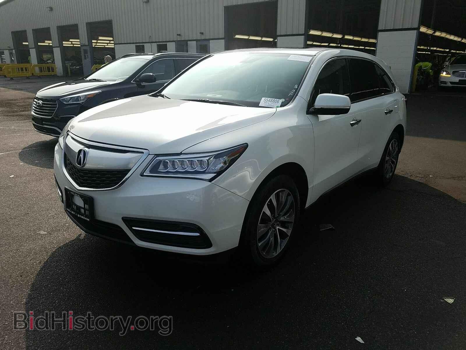 Photo 5FRYD4H40GB058612 - Acura MDX 2016