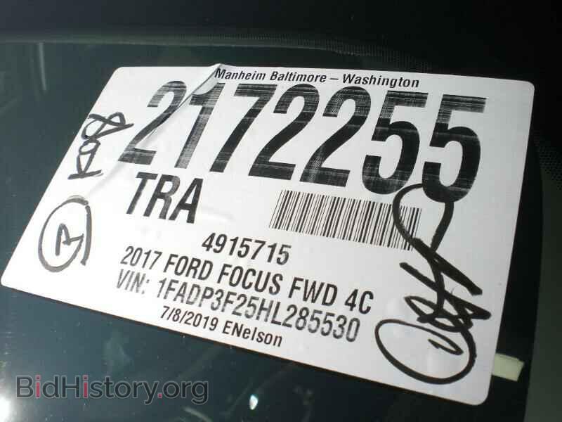 2017 Ford Focus - VIN: 1FADP3F25HL285530 - Фото 8