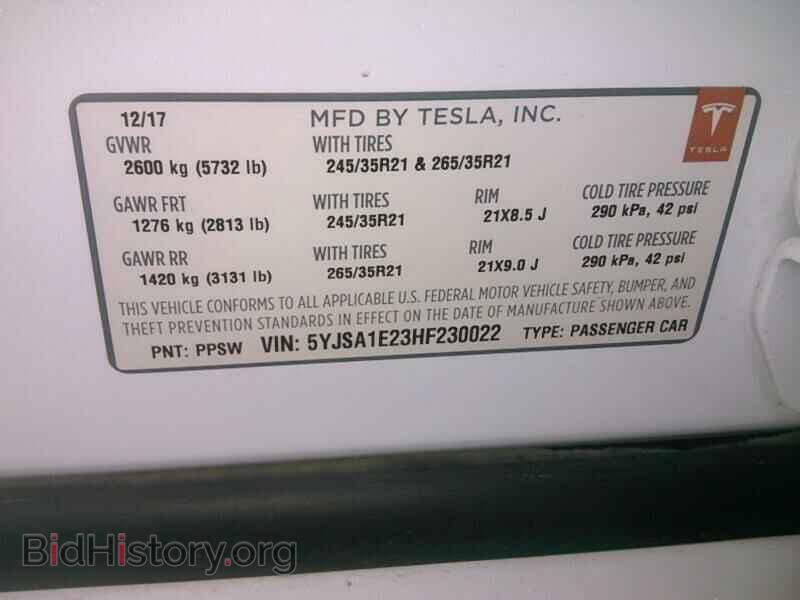 2017 Tesla Model S - VIN: 5YJSA1E23HF230022 - Photo 6