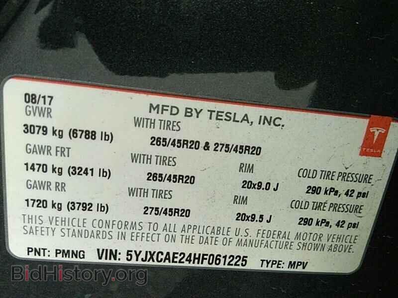2017 Tesla Model X - VIN: 5YJXCAE24HF061225 - Photo 6