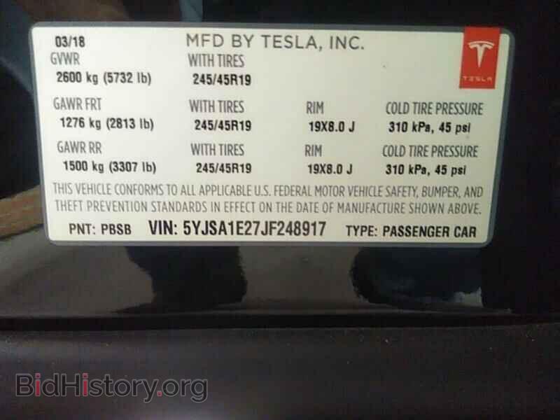 2018 Tesla Model S - VIN: 5YJSA1E27JF248917 - Photo 6