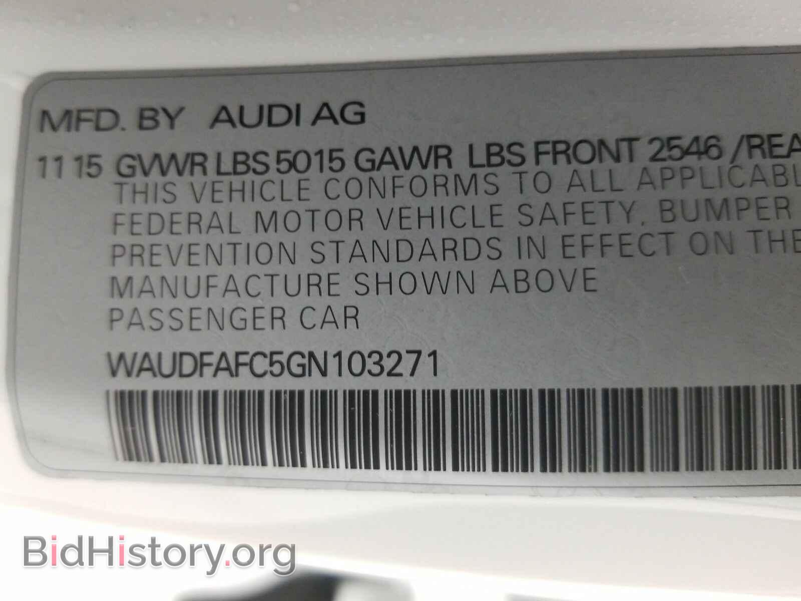 2016 Audi A6 - VIN: WAUDFAFC5GN103271 - Photo 6