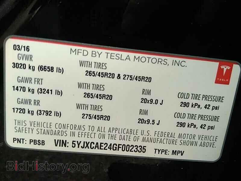 2016 Tesla Model X - VIN: 5YJXCAE24GF002335 - Photo 6