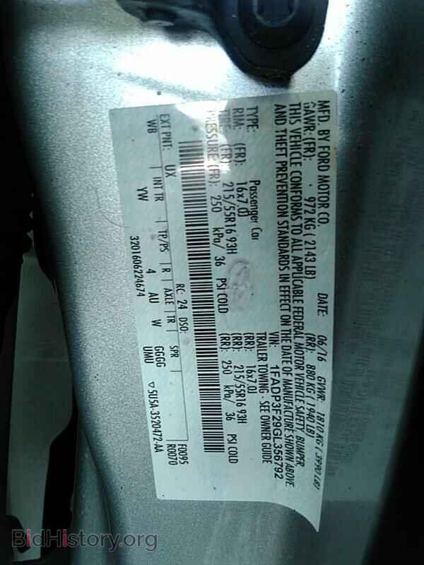 2016 Ford Focus - VIN: 1FADP3F29GL356792 - Photo 6