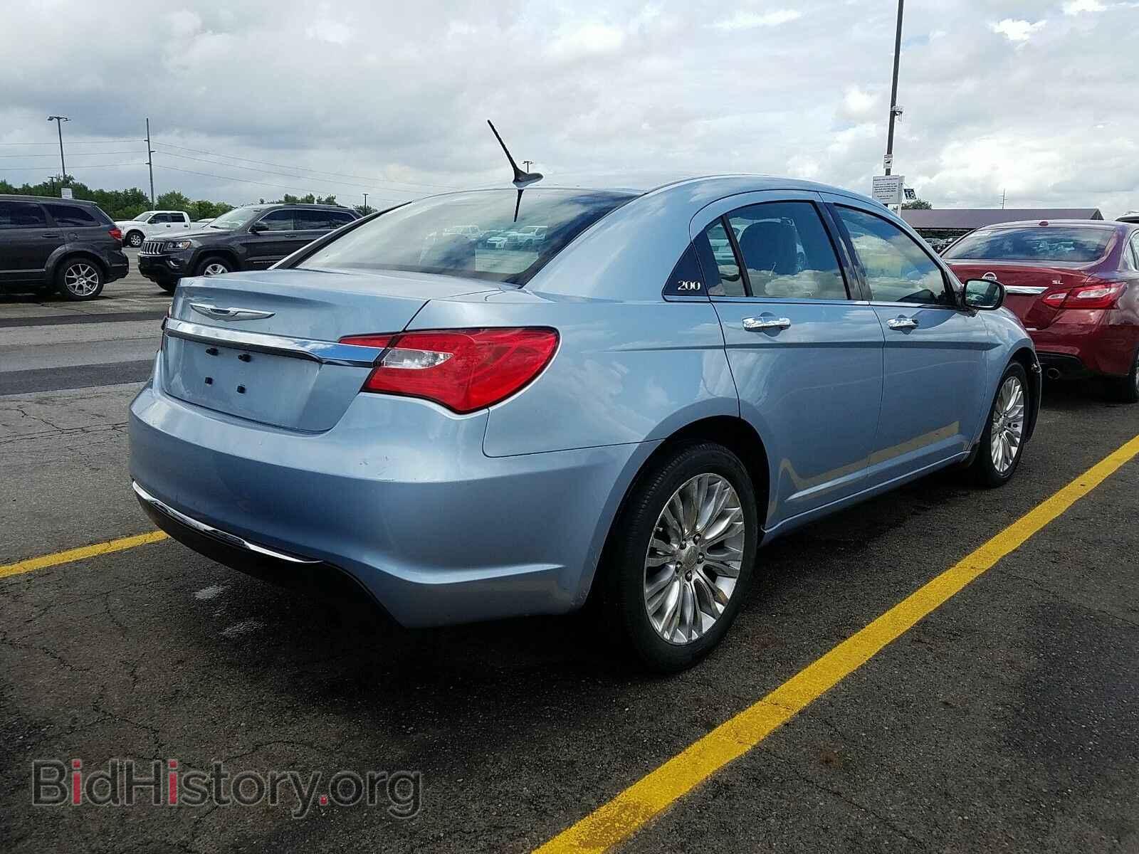 2012 Chrysler 200 - VIN: 1C3CCBCB4CN211291 - Фото 2