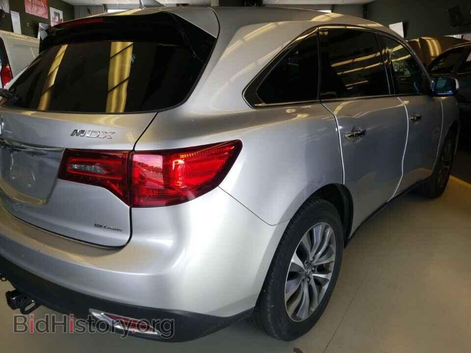 2014 Acura MDX - VIN: 5FRYD4H40EB036641 - Фото 2
