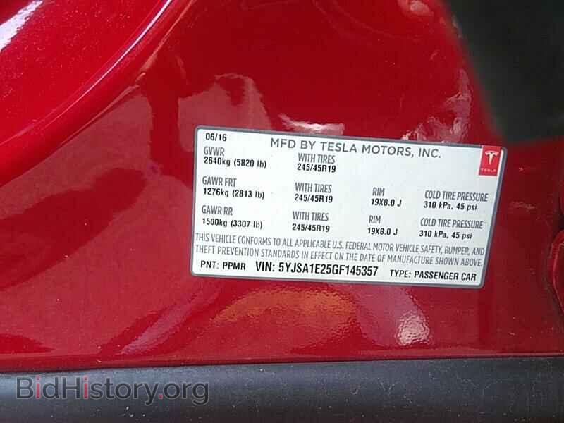 2016 Tesla Model S - VIN: 5YJSA1E25GF145357 - Photo 6
