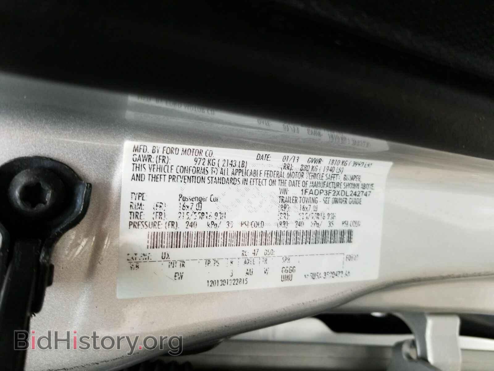 2013 Ford Focus - VIN: 1FADP3F2XDL242747 - Фото 6