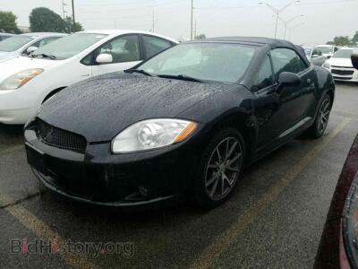2011 Mitsubishi ECLIPSE 2DR Spyder Auto GS Sport, black — VIN 4A37L5EF6BE005271