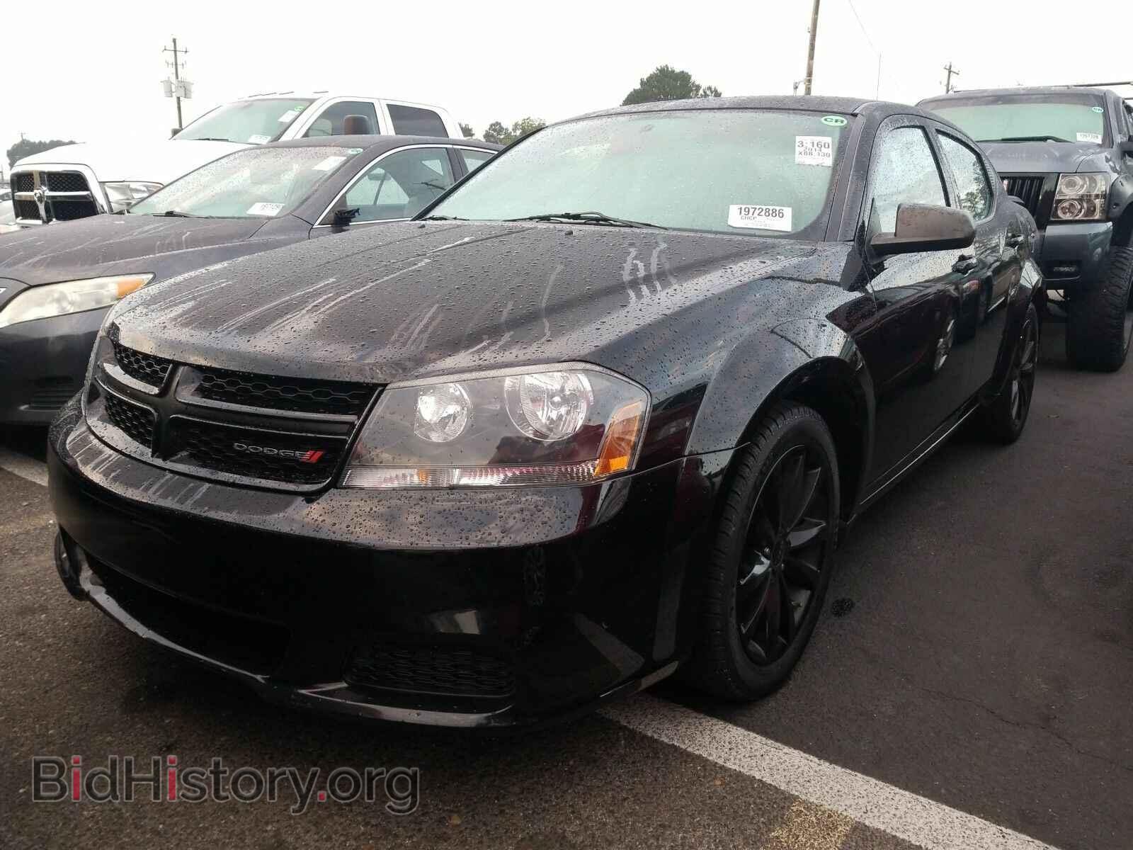 Фотография 1C3CDZAB1EN162515 - Dodge Avenger 2014