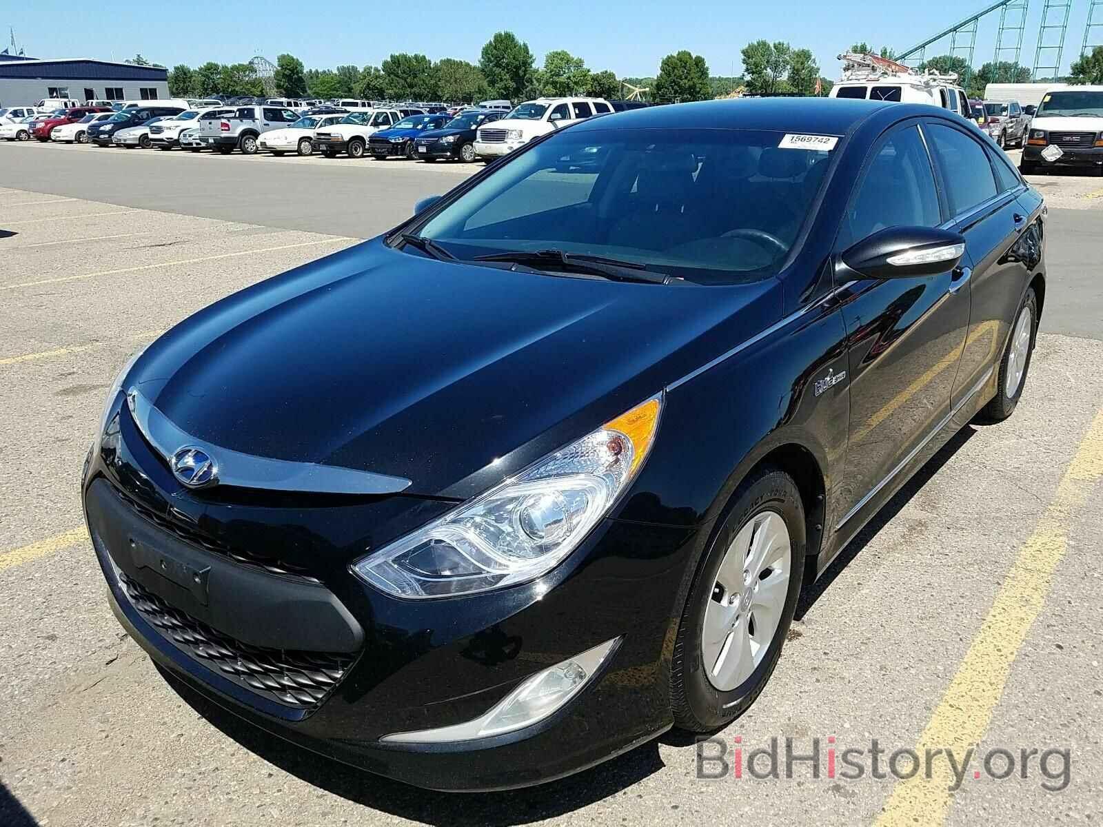 Photo KMHEC4A49FA127608 - Hyundai Sonata Hybrid 2015