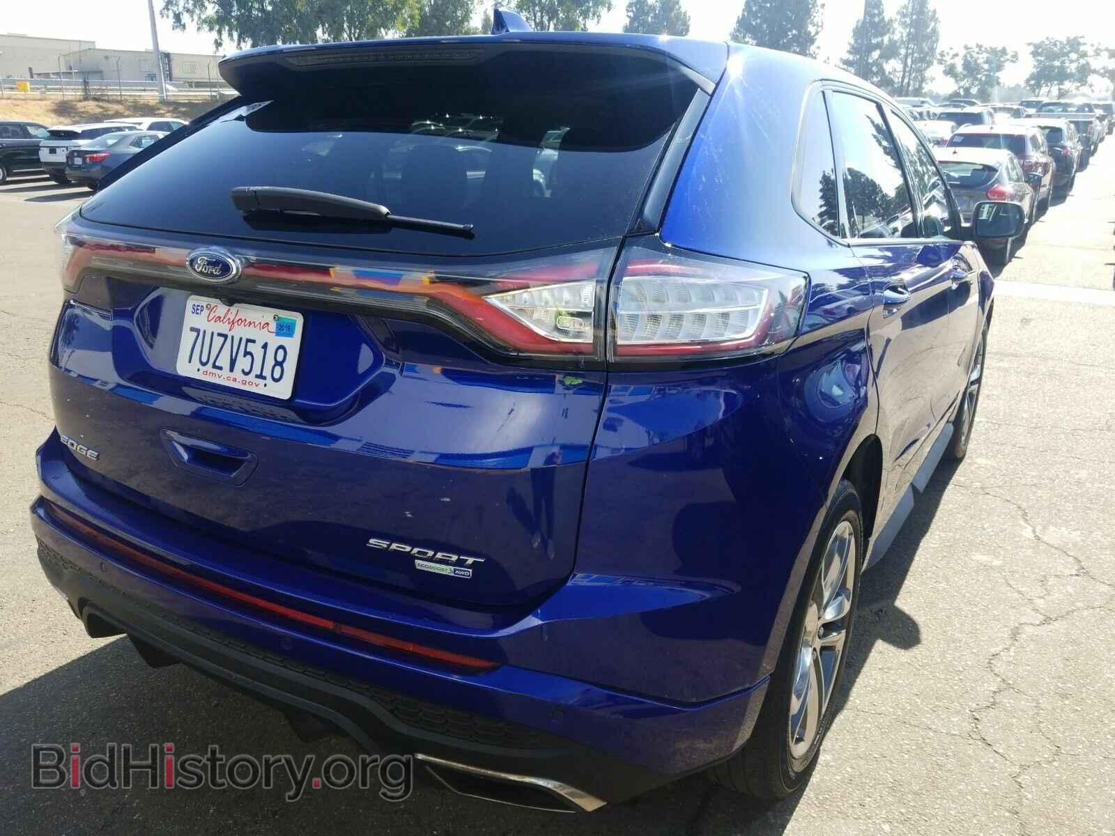 2015 Ford Edge - VIN: 2FMTK4AP1FBC00138 - Фото 2