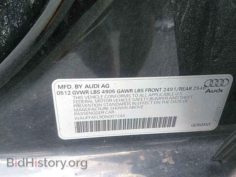 2013 Audi A4 - VIN: WAUFFAFL9DN007244 - Фото 6