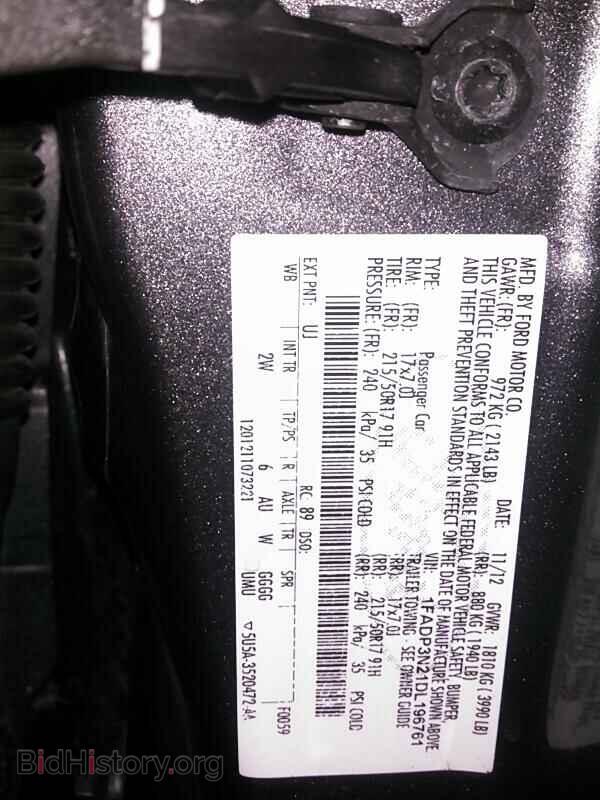 2013 Ford Focus - VIN: 1FADP3N21DL196761 - Фото 6