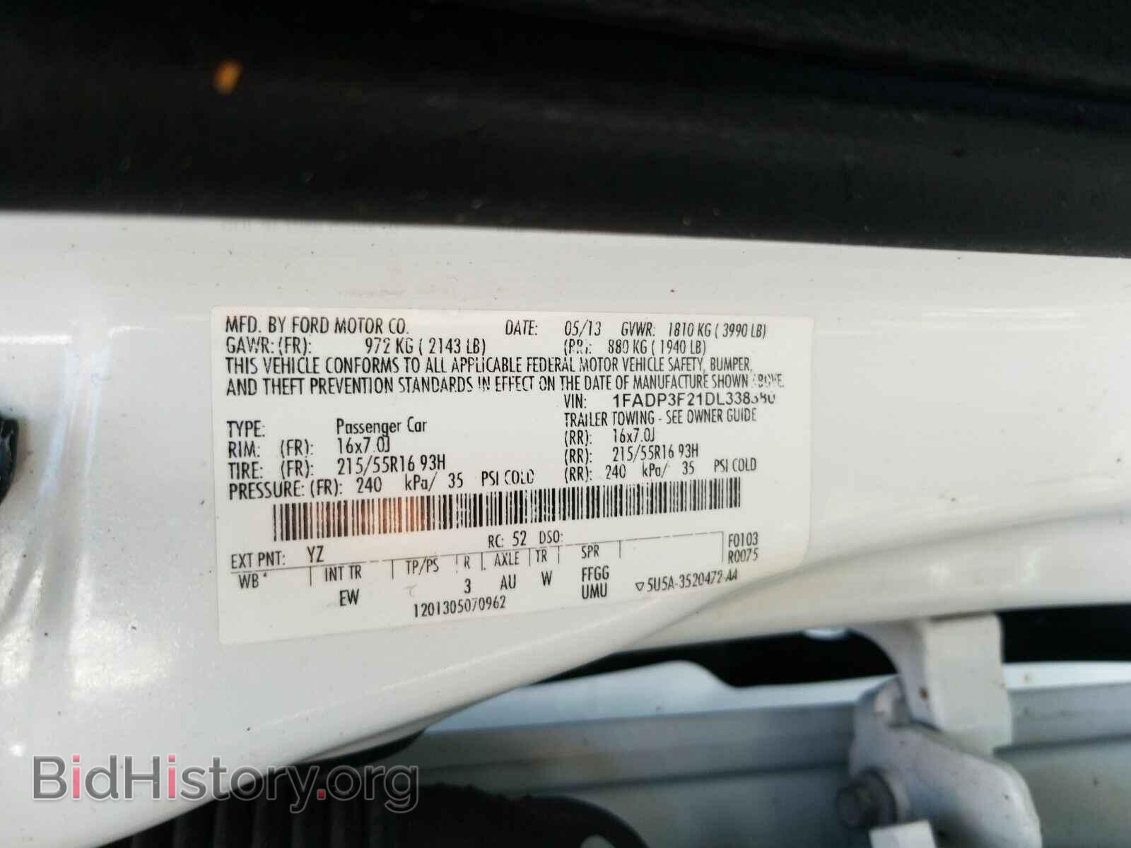 2013 Ford Focus - VIN: 1FADP3F21DL338380 - Photo 6