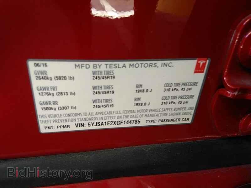 2016 Tesla Model S - VIN: 5YJSA1E2XGF144785 - Photo 6