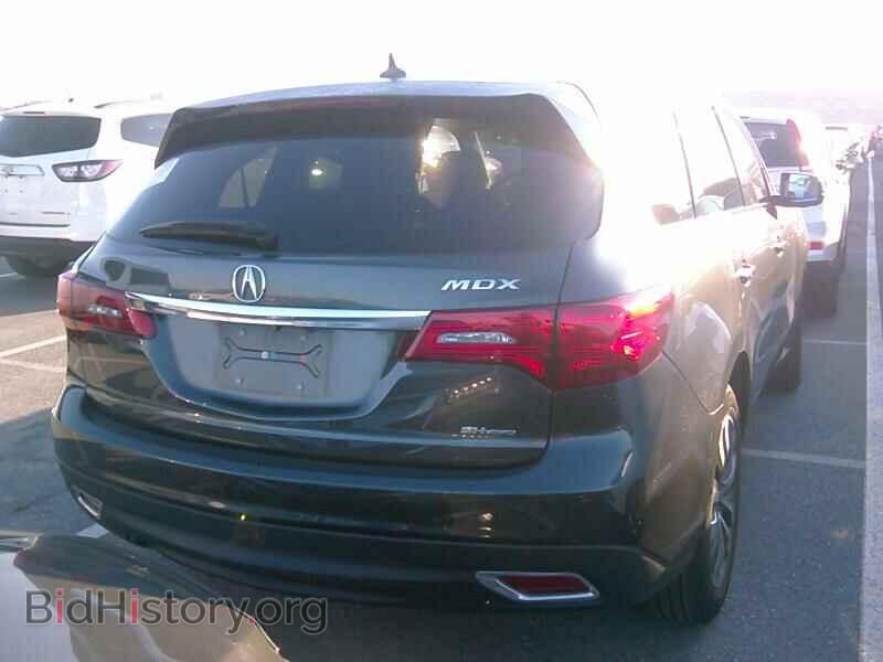 2016 Acura MDX - VIN: 5FRYD4H40GB015162 - Фото 2